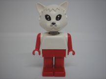   Lego Fabuland állatfigura - cica (lába laza,kicsit sárgult,kopott)