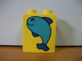 Lego Duplo képeskocka - hal 