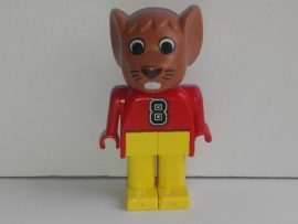Lego Fabuland állatfigura - egér (szeme kopott)