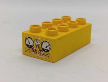 Lego Duplo képeskocka - műszerfal (matricás) (kopott)