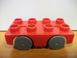 Lego Duplo Autó (piros) autópályához