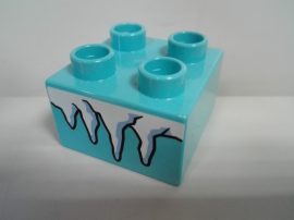 Lego Duplo képeskocka - jégcsap, hó