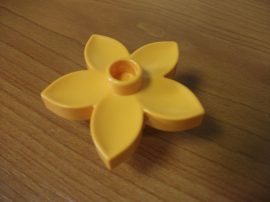 Lego Duplo virág matt narancssárga (!) 