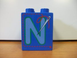 Lego Duplo képeskocka - betű