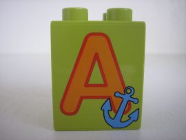 Lego Duplo képeskocka - betű