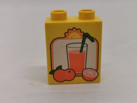 Lego Duplo képeskocka - üdítő (karcos)