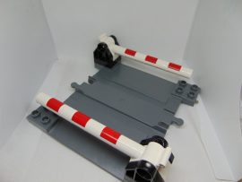 Lego Duplo vonat átjáró (szürke) + 2 sorompó 