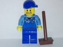 Lego Town figura - Overálos munkás (cty048)