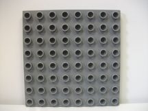 Lego Duplo Alaplap 8*8 s. szürke 