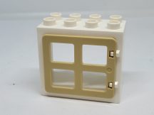  Lego Duplo ablak (drapp keret)