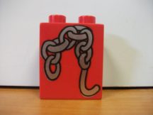 Lego Duplo képeskocka - lánc (karcos)