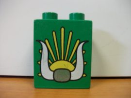 Lego Duplo képeskocka - szarv (karcos)