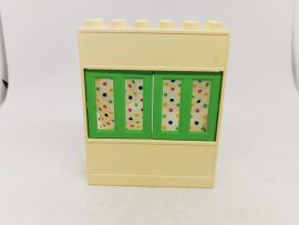 Lego Duplo ablakos fal elem függönnyel