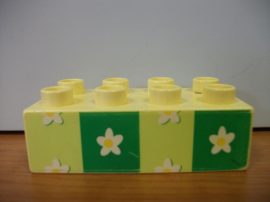 Lego Duplo képeskocka - virág
