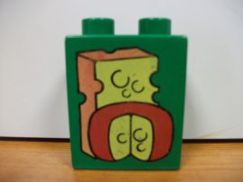 Lego Duplo képeskocka - sajt (karcos)
