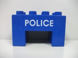 Lego Duplo képeskocka - police íves elem