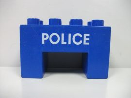 Lego Duplo képeskocka - police 