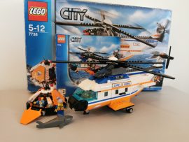 Lego City - Parti őrség helikopter és mentőtutaj 7738 (doboz+katalógus)