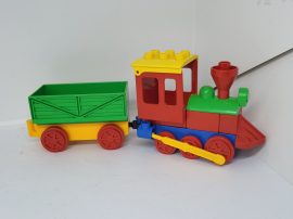 Lego Duplo mozdony, lego duplo vonat utánfutóval