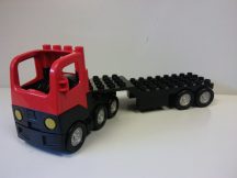 Lego Duplo autó + utánfutó piros kamion