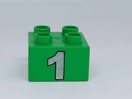 Lego Duplo képeskocka - szám (karcos)