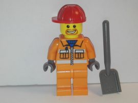 Lego City figura - Építőipari munkás (cty111)