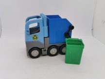   Lego Duplo- Kukásautó, szemétszállító autó kukával (kabin teteje kicsit sárgult)