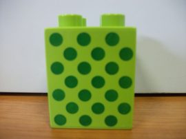 Lego Duplo képeskocka - pöttyök (karcos)