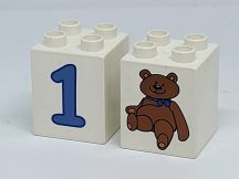 Lego Duplo Képeskocka - Szám + képeskocka (karcos)