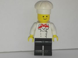 Lego Town figura - Szakács (chef002)