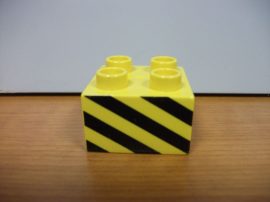 Lego Duplo képeskocka (csíkos)