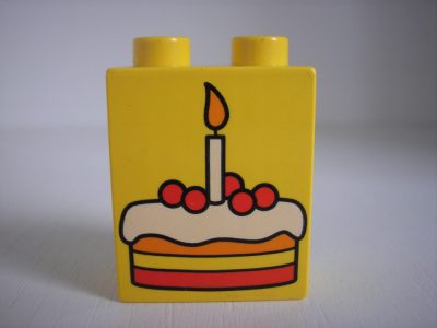 Lego Duplo kepeskocka torta Hasznalt Lego