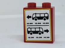 Lego Duplo képeskocka - busz (matricás)