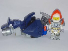 Lego Nexo Knights figura - Lance - Trans Neon-Orange Visor (nex076)