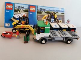 Lego City - Hulladékgyűjtő autó 4206 (katalógussal) 