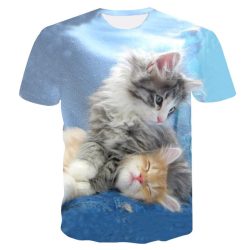 Gyerek 3D póló Cicák 110 méret Cicás póló macskás póló