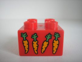 Lego Duplo képeskocka - répa