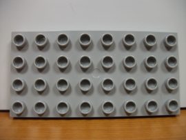 Lego Duplo Alaplap 4*8 (v. szürke)