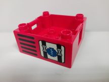 Lego Duplo láda  - tűzoltóautóhoz (kopott)