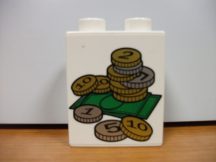 Lego Duplo képeskocka - pénz (karcos)