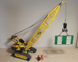 Lego City - Lánctalpas daru 7632 (katalógussal)