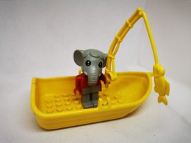 Lego Fabuland Elefánt csónakban 1516-os szettből