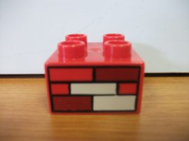 Lego Duplo képeskocka - tégla 