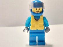 Lego City Figura- Versenyhajó-vezető (cty0646)