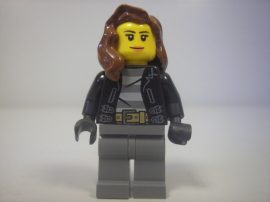 Lego City figura - Rab, bűnöző nő 60042 (cty451) lány betörő