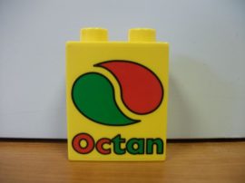 Lego Duplo képeskocka - octan (karcos)