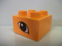 Lego Duplo képeskocka - szem (karcos)