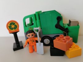 Lego Duplo - Kukásautó, Szemétszállító autó 4659