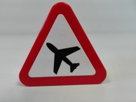 Lego Duplo képeskocka - közlekedési tábla 