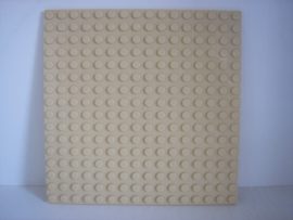 Lego Friends - Alaplap 16*16 v. drapp (kicsi sérülés,használatot nem befolyásol)